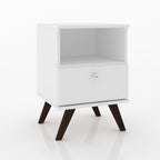 Mesa de Cabeceira RT3019 Movelbento 1 Gaveta Branco