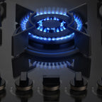 Cooktop à Gás Electrolux 5 Bocas GV75P Pro Séries Tripla Chama Vidro Preto Bivolt
