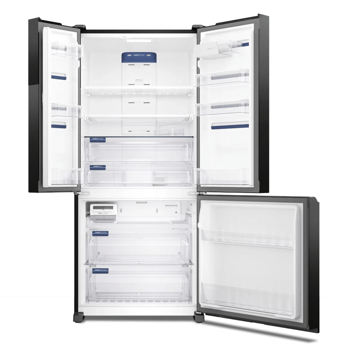 Refrigerador Electrolux 590L IM8S MultiDoor Inverter Efficient com AutoSense Inverse Inox Look 220V