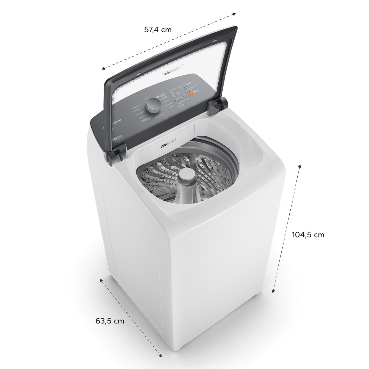 Lavadora de Roupas Brastemp Advanced 14Kg BWF14AB Branco 220V