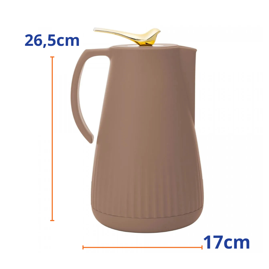 Garrafa Térmica Rojemac New Bird 1L Nude