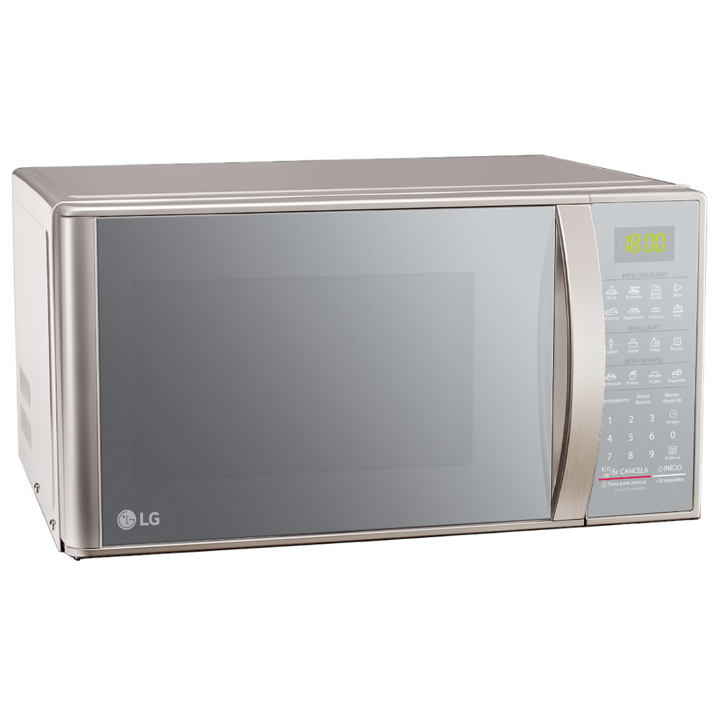Micro-ondas LG 30L Revestimento EasyClean Prata 220V