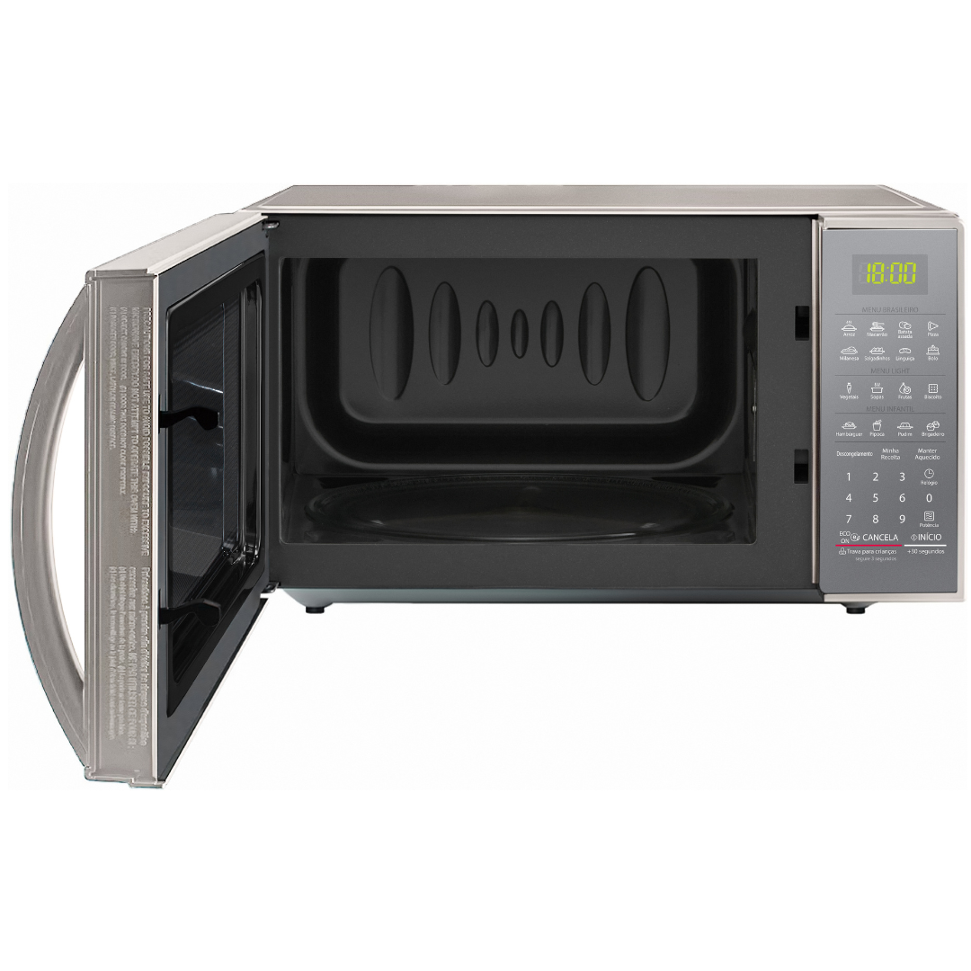 Micro-ondas LG 30L Revestimento EasyClean Prata 220V