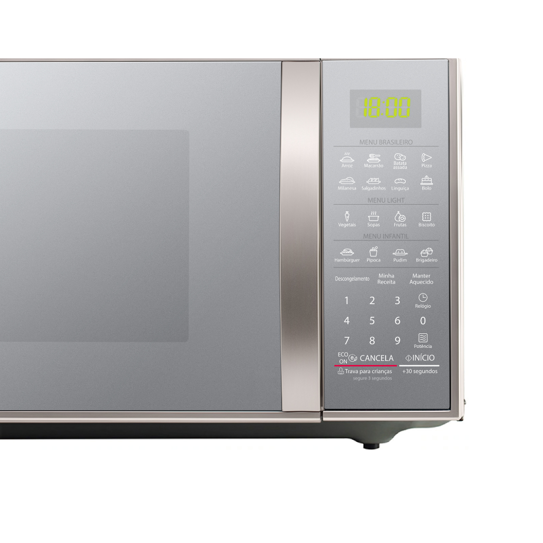 Micro-ondas LG 30L Revestimento EasyClean Prata 220V