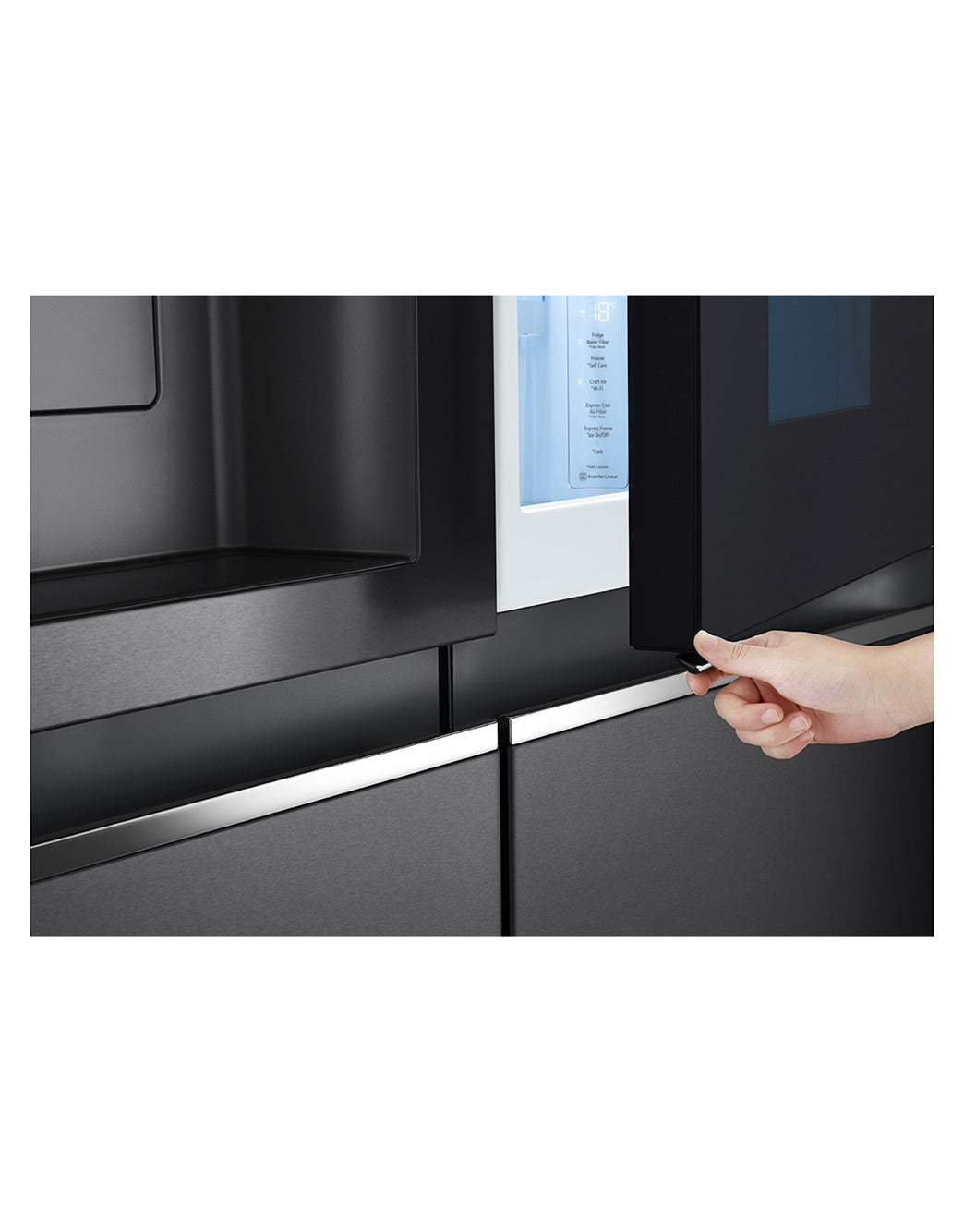 Refrigerador LG 598L Side By Side InstaView UVNano Inverter Inox 220V