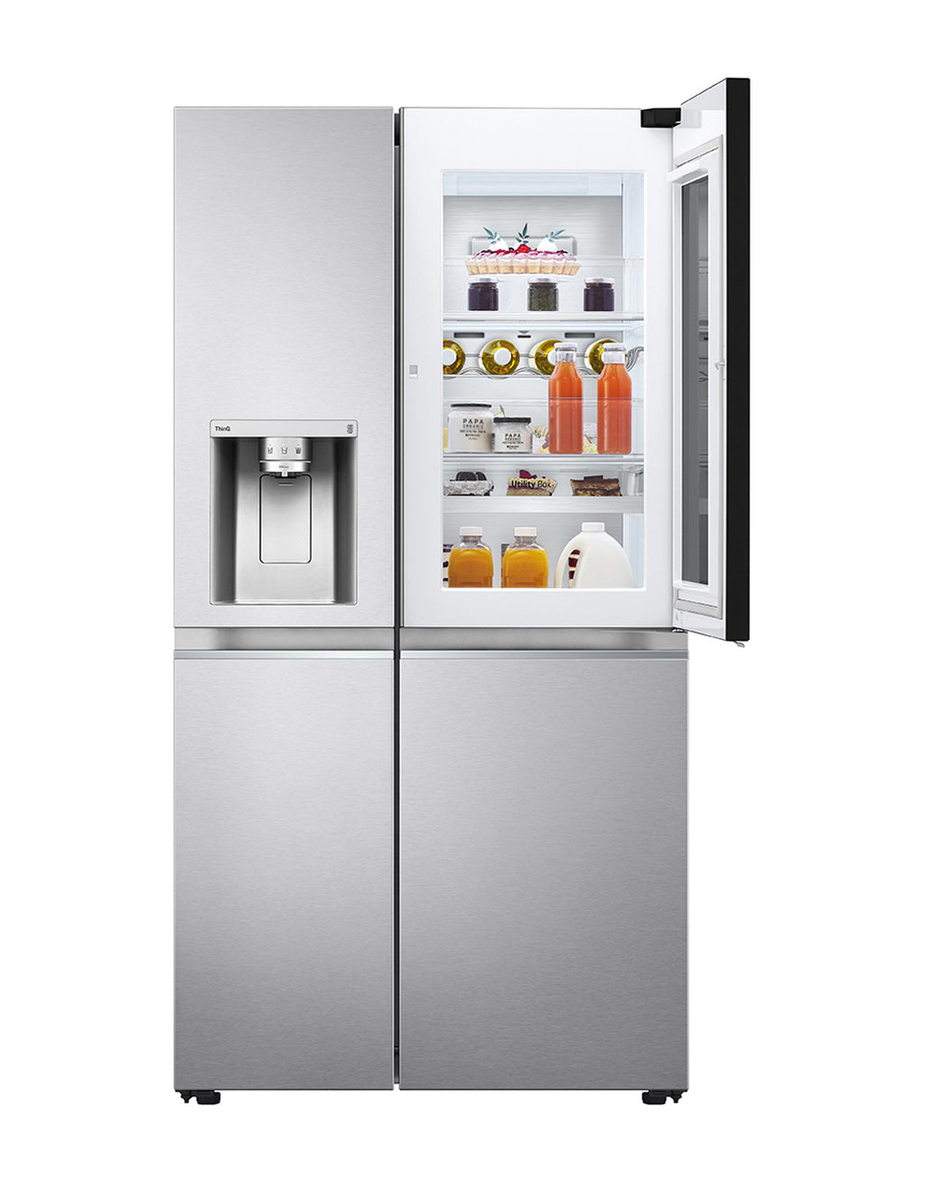 Refrigerador LG 598L Side By Side InstaView UVNano Inverter Inox 220V