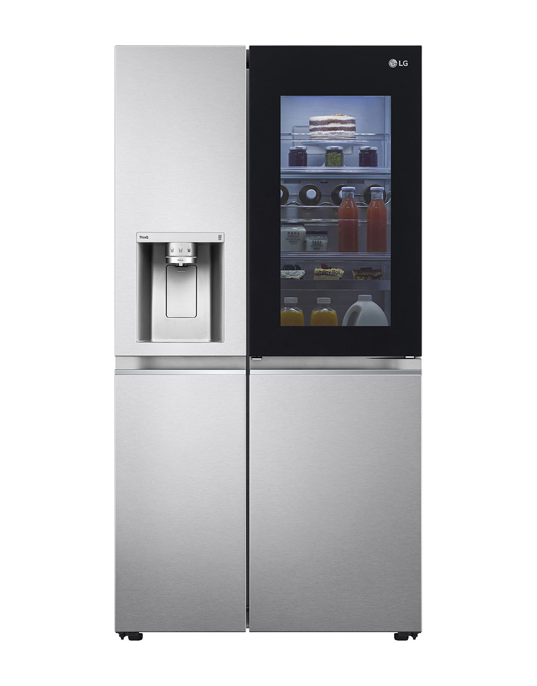 Refrigerador LG 598L Side By Side InstaView UVNano Inverter Inox 220V