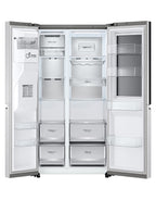 Refrigerador LG 598L Side By Side InstaView UVNano Inverter Inox 220V