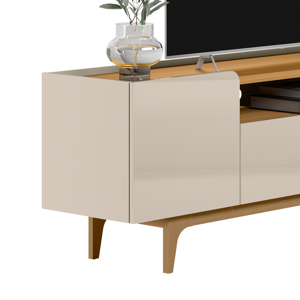 Rack Orlando Linea 180cm  Tauari e Off White