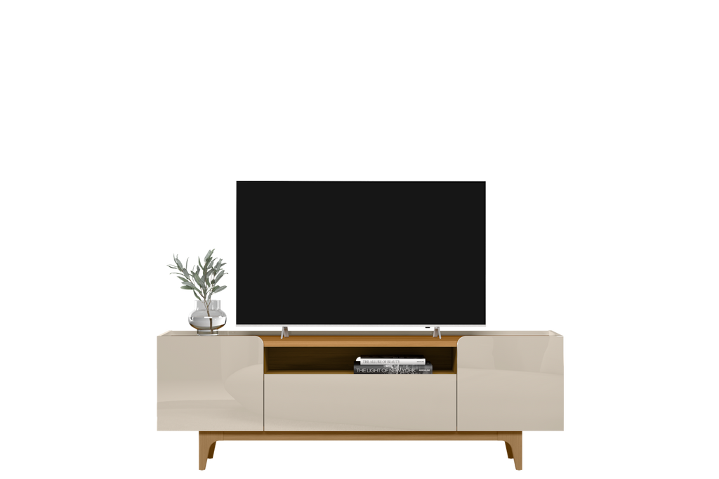 Rack Orlando Linea 180cm  Tauari e Off White