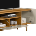 Rack Orlando Linea 180cm  Tauari e Off White