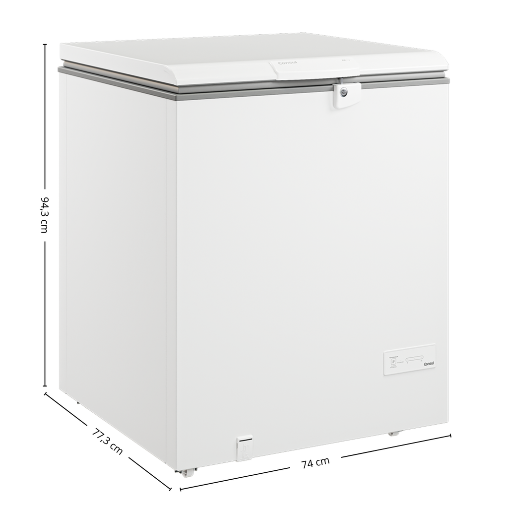 Freezer Horizontal Consul 217L CHA22MB Branco 220V