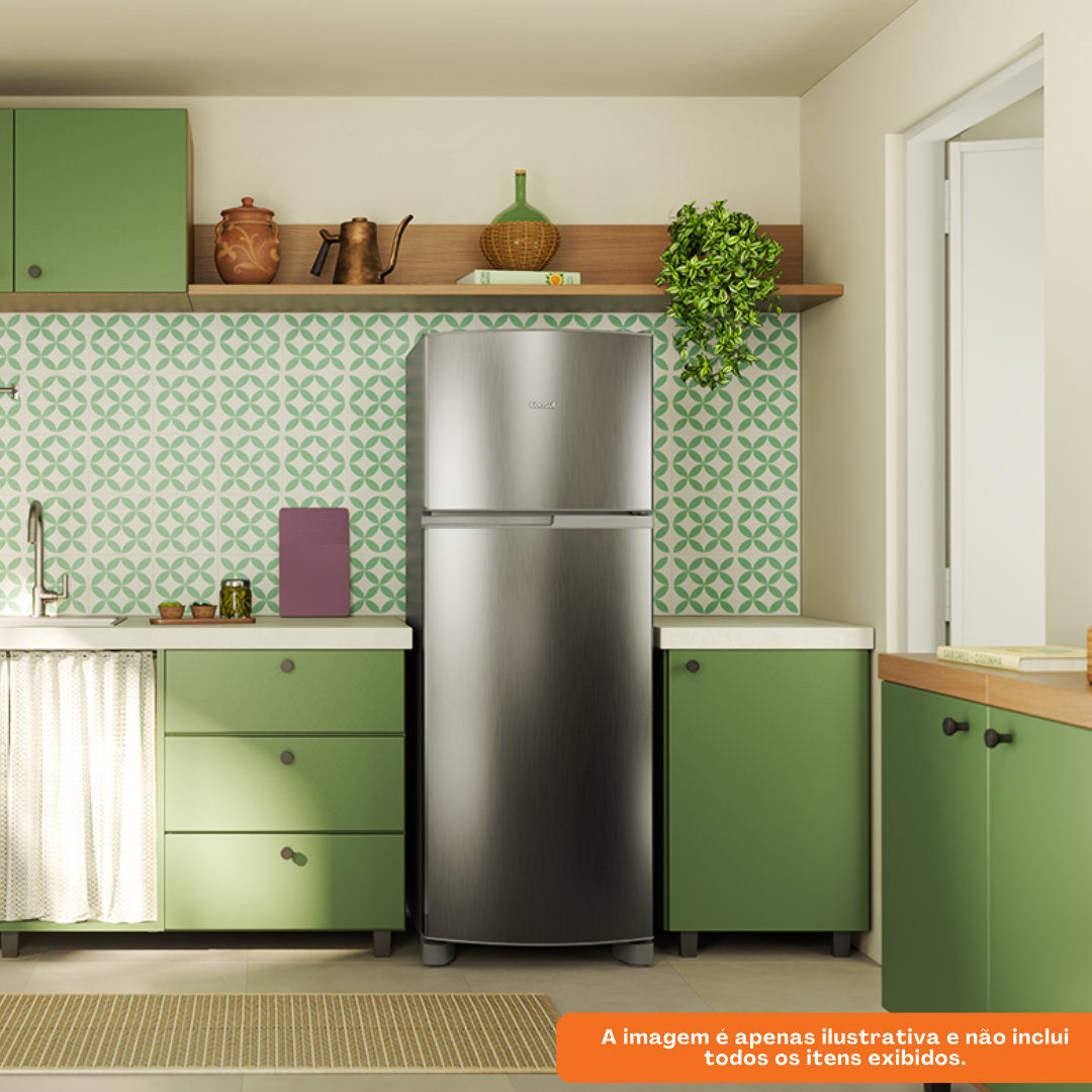 Refrigerador Consul 333L CRM40MK Duplex Inox 220V