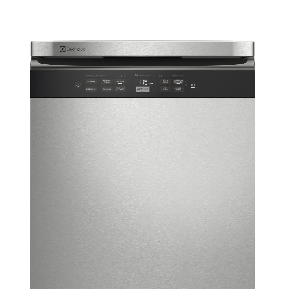 Lava-Louças Electrolux 14 Serviços com Função Higienizar LL14X Inox 220V