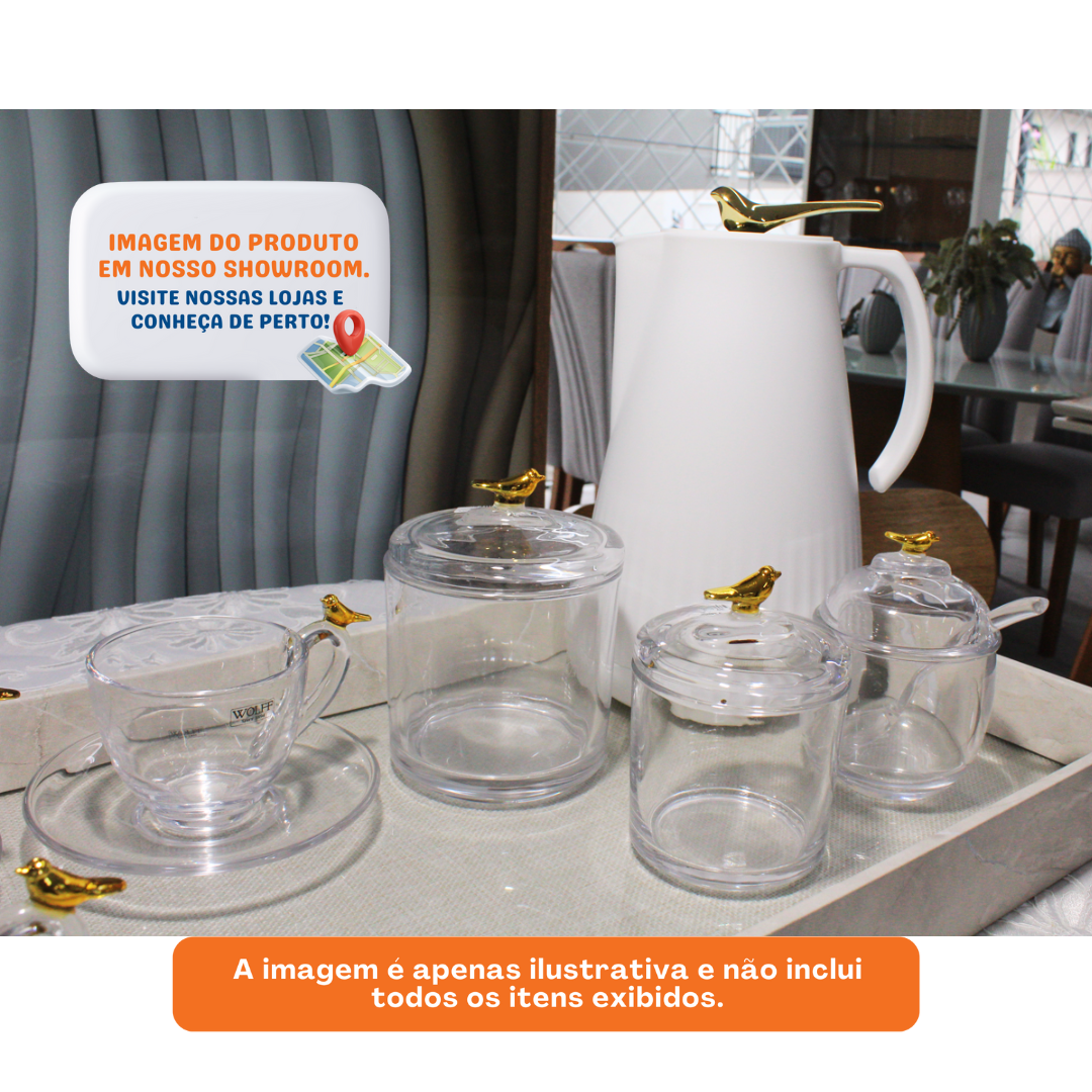Garrafa Térmica Rojemac New Bird  1L  Branco