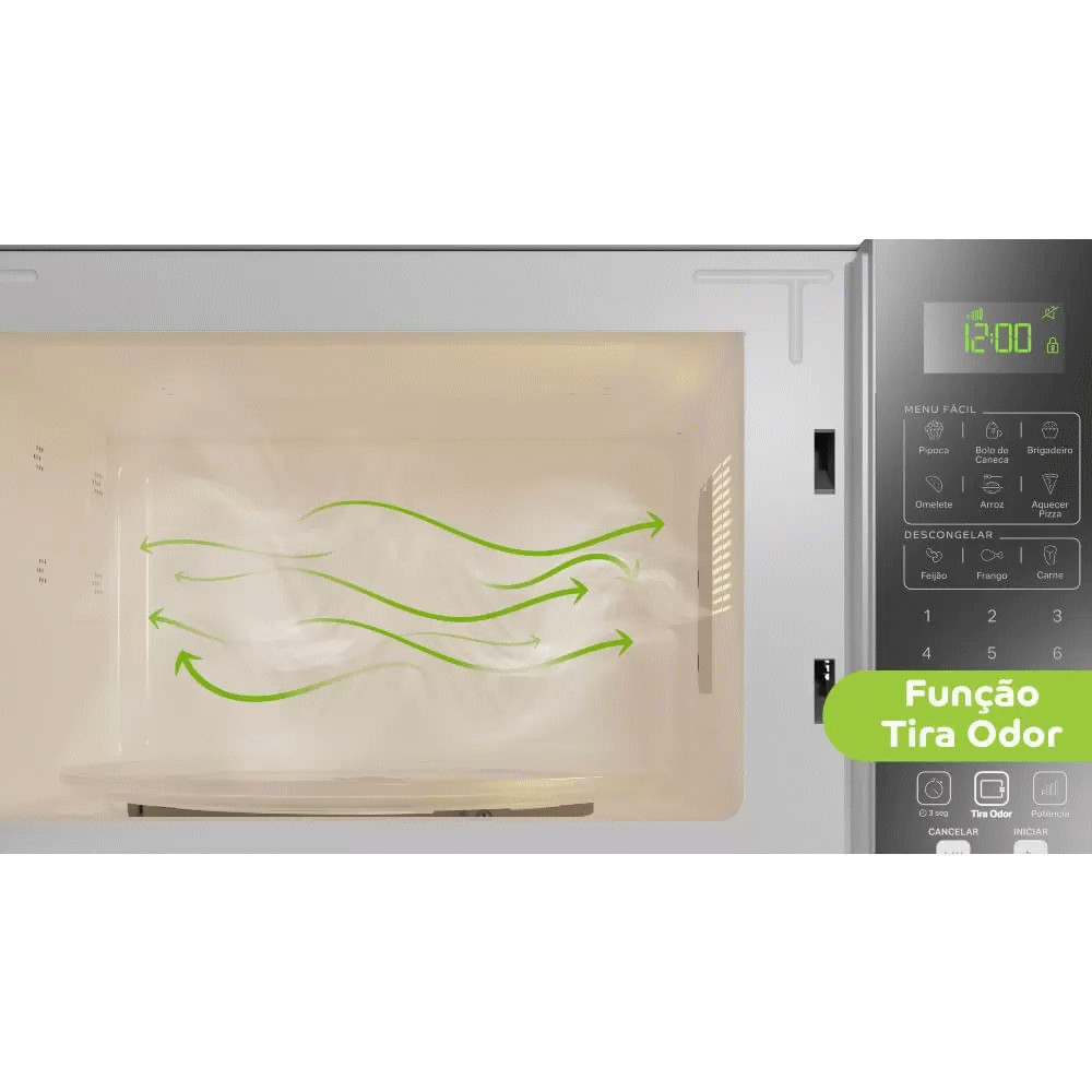Micro-ondas Consul 32L Menu Fácil CMS46A Cinza 220V