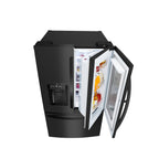 Refrigerador LG 660L 3 Portas French Door Inverse InstaView Inverter Água e Gelo na Porta Inox Black 220V