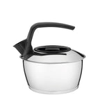 Chaleira Tramontina 1,5L Fundo Triplo e Cabo Preto Inox