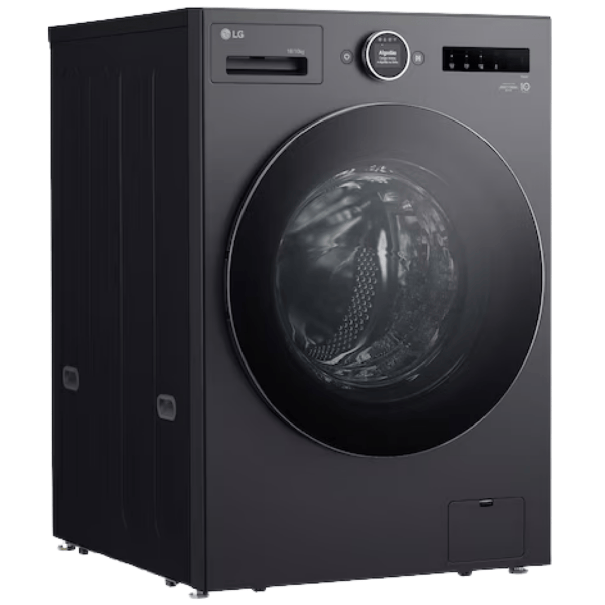 Lava e Seca Smart LG 18KG Inverter AI DD 2.0 Black Inox 220V