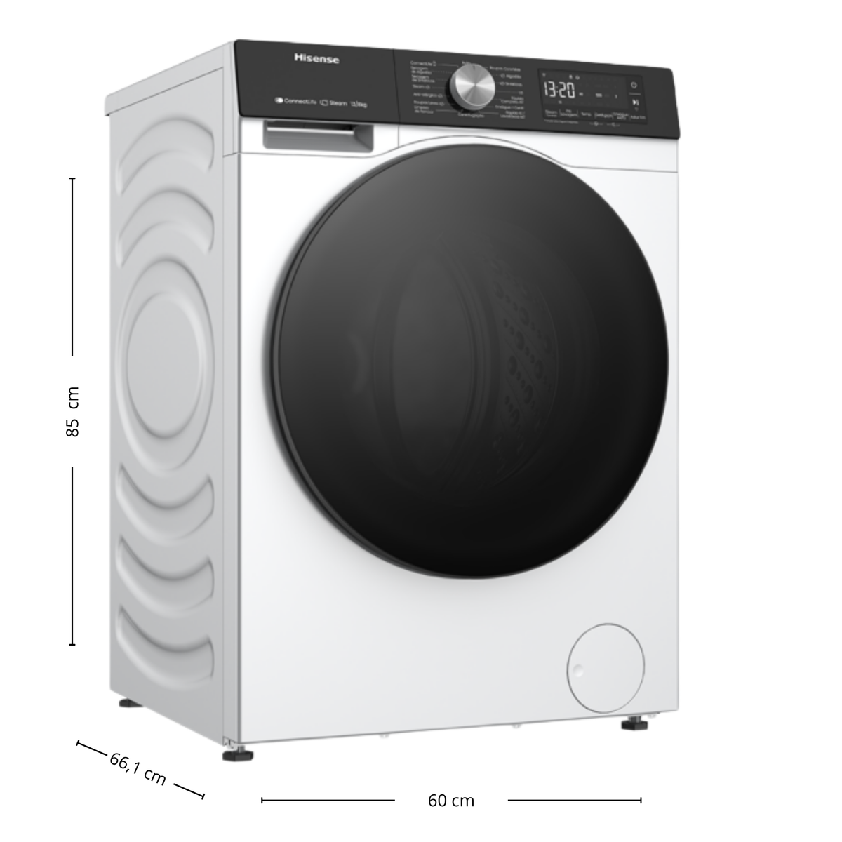 Lava e Seca Hisense 12KG Smart Wifi Inverter Branco 220V