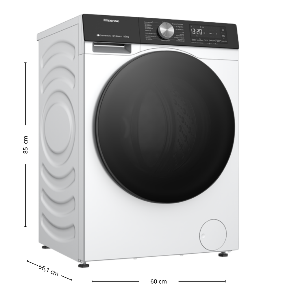 Lava e Seca Hisense 12KG Smart Wifi Inverter Branco 220V
