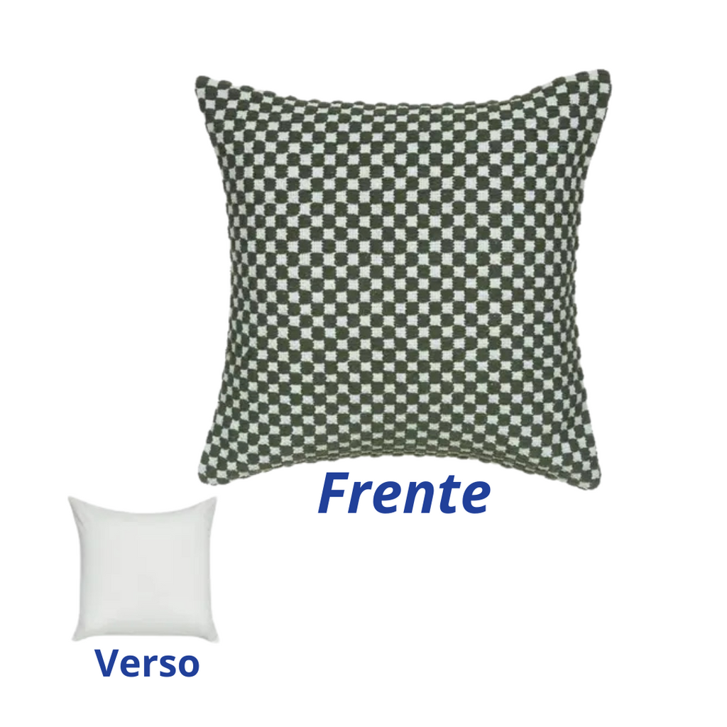 Almofada  Florarte Algodao 50x50cm  Verde