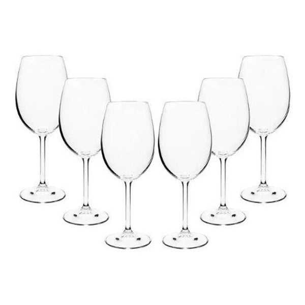 Jogo de 6 Taças Rojemac de Água de Vidro 580ml