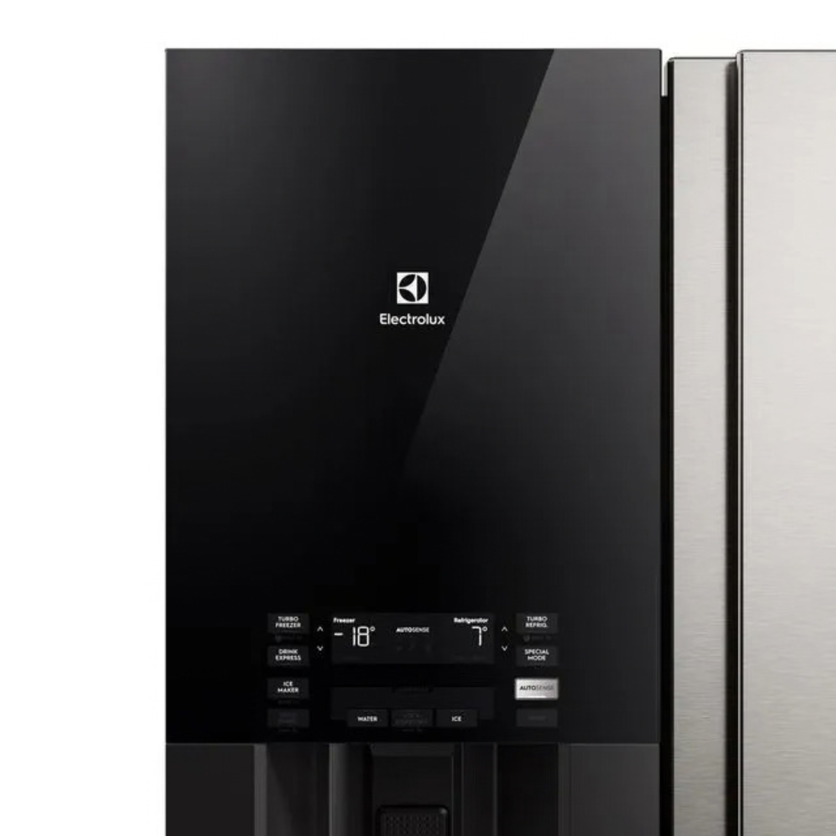 Refrigerador Electrolux 481L Side by Side AutoSense Inverter Inox