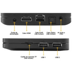 Smart TV Box 4K Aquário STV-3000 8GB 1GB de Memória RAM Preto