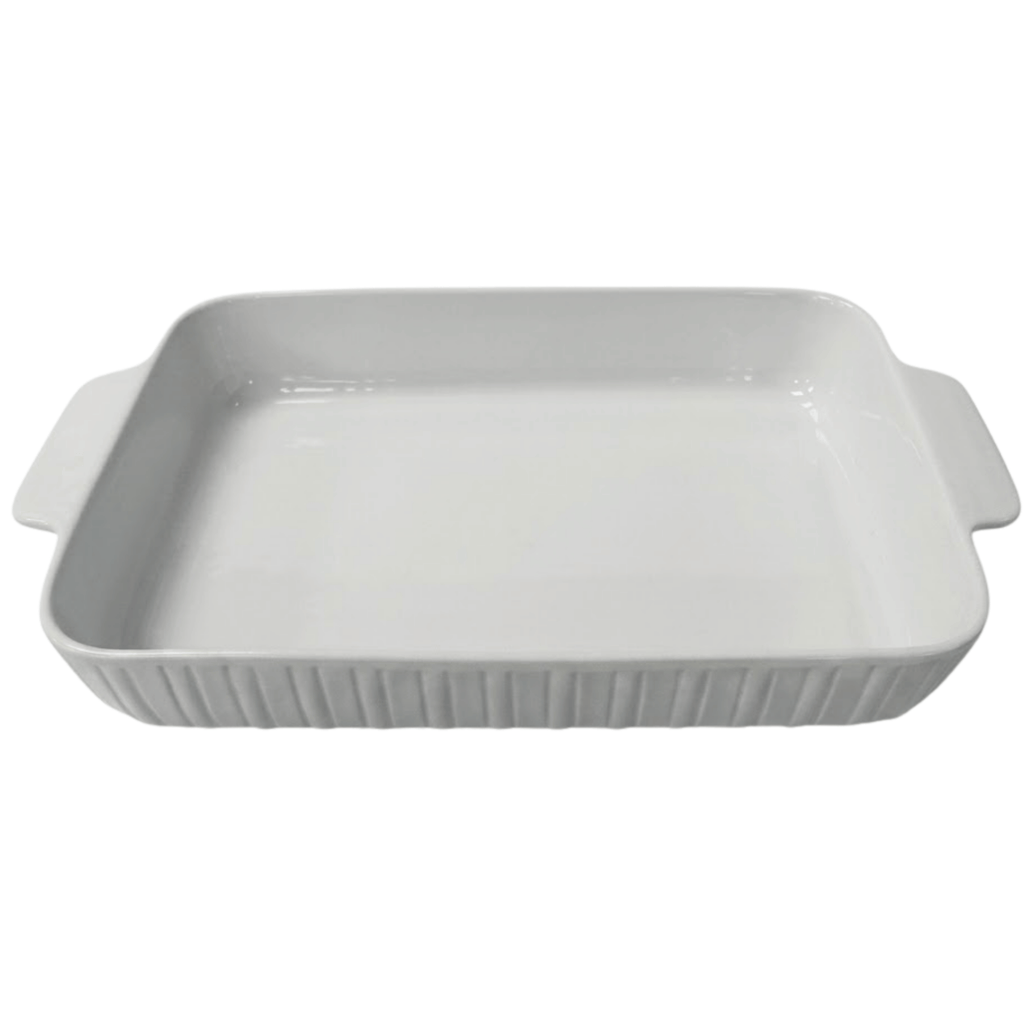 Travessa de Porcelana Full-Fit com Alça 36,9cm Branco