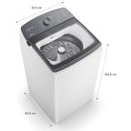 Conjunto Brastemp Lavadora de Roupas 14kg Advanced BWF14AB + Secadora de Parede 10kg BSI10BB 220V
