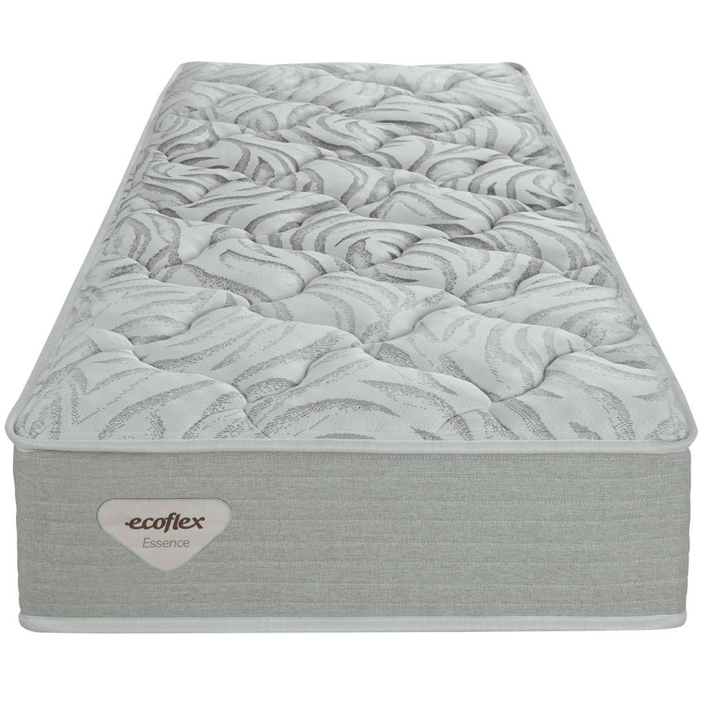 Colchão Luno Solteiro Ecoflex Molas Ensacadas PWS 88x188x28cm Prata