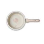 Jogo de Panelas Ceramic Life Brinox 6 Peças Indução Sirius Vanilla