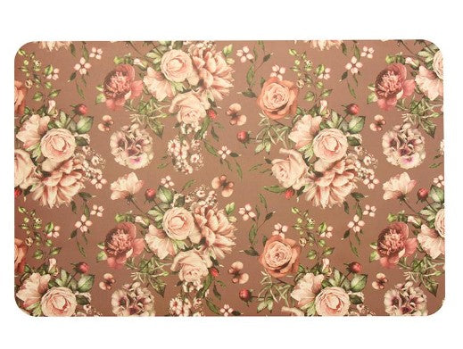 Jogo Americano Etilux  2 Peças  43x28cm  Flores