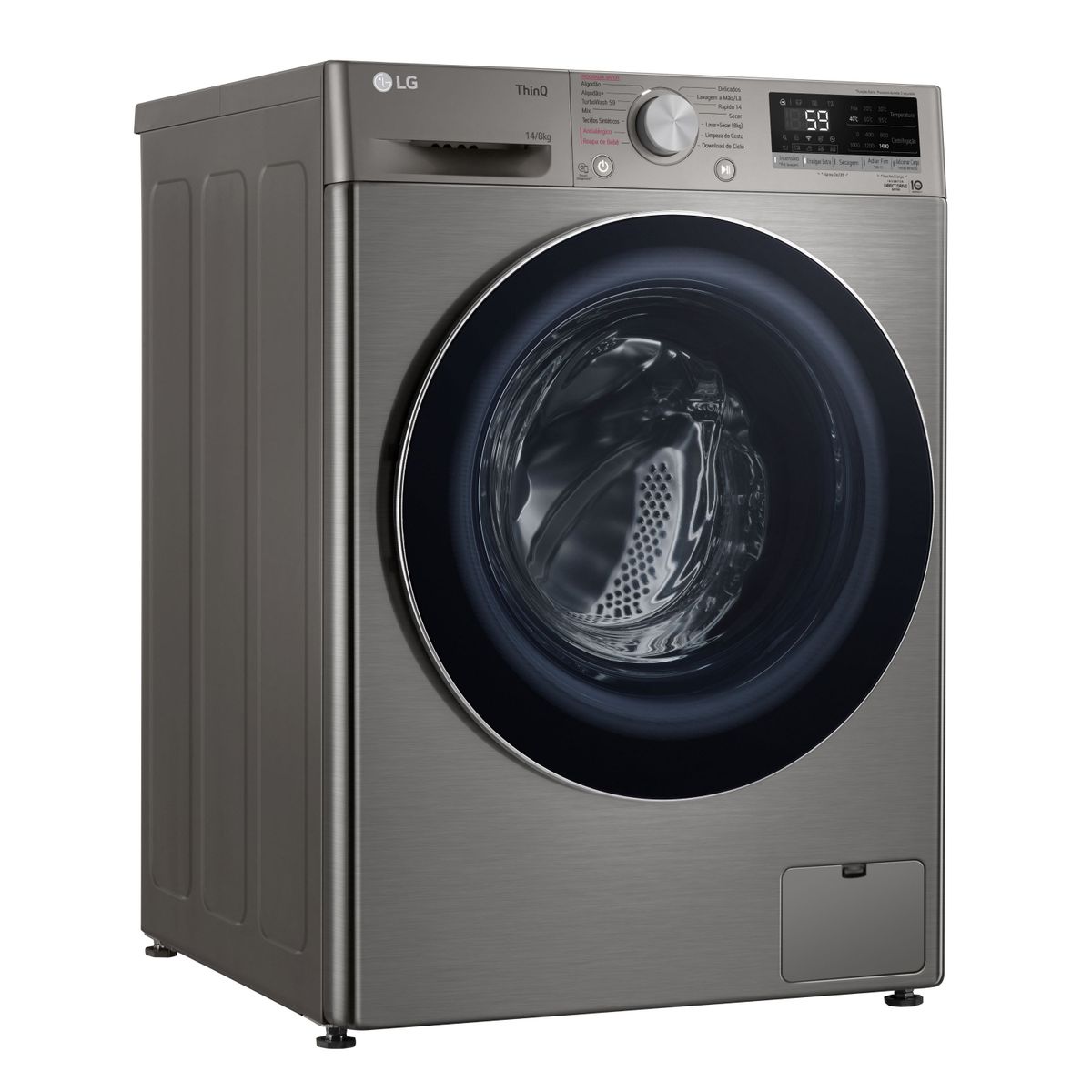 Lava e Seca LG 14KG VC4 AI DD Smart Inox 220V