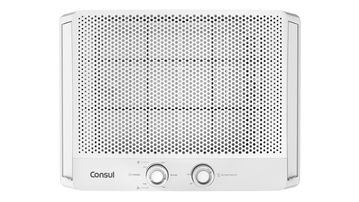 Ar-Condicionado Janela Consul 7500 BTUs Frio CCB07GB Branco 220V