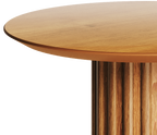 Mesa Lateral Living Redonda Imcal 56x43 Nature