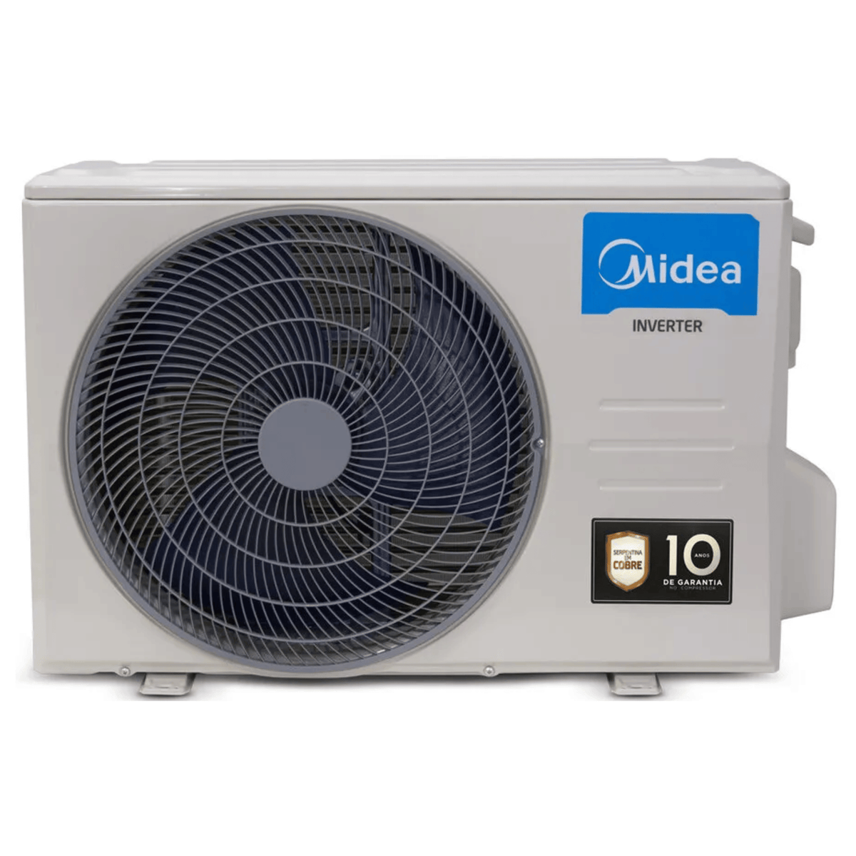 Ar-Condicionado Split Inverter 12000 BTUs Midea Xtreme Quente e Frio Prata Espelhado 220V