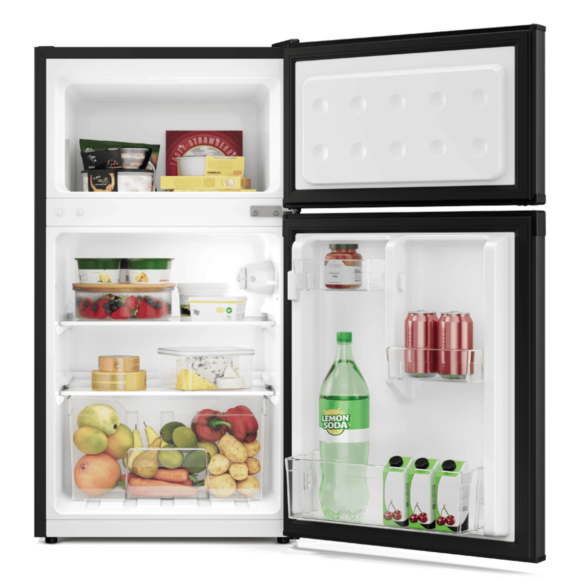 Mini Refrigerador Electrolux 83L EMD1B Duplex Inverter Preto Bivolt