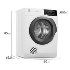 Secadora Piso Electrolux Premium Care 12Kg com Função AutoSense SFP12 Branco 220V
