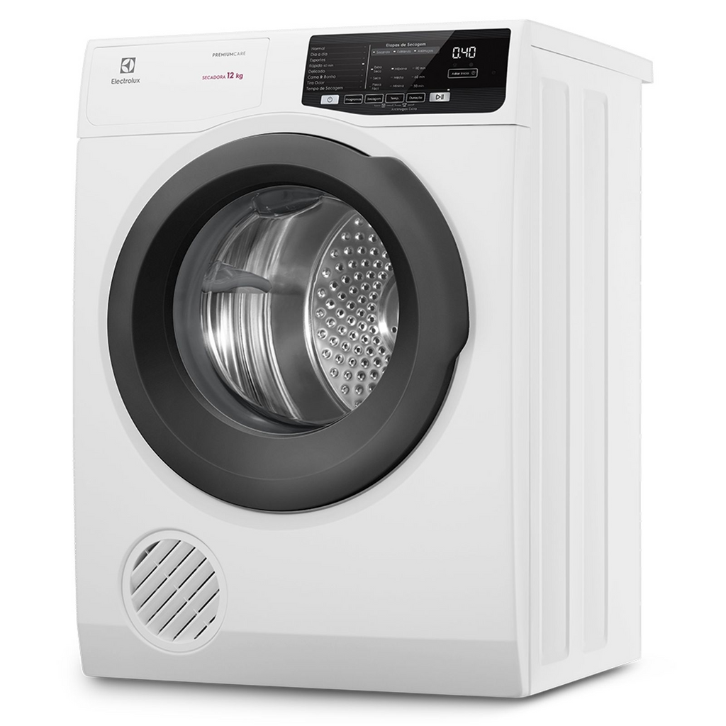 Secadora Piso Electrolux Premium Care 12Kg com Função AutoSense SFP12 Branco 220V
