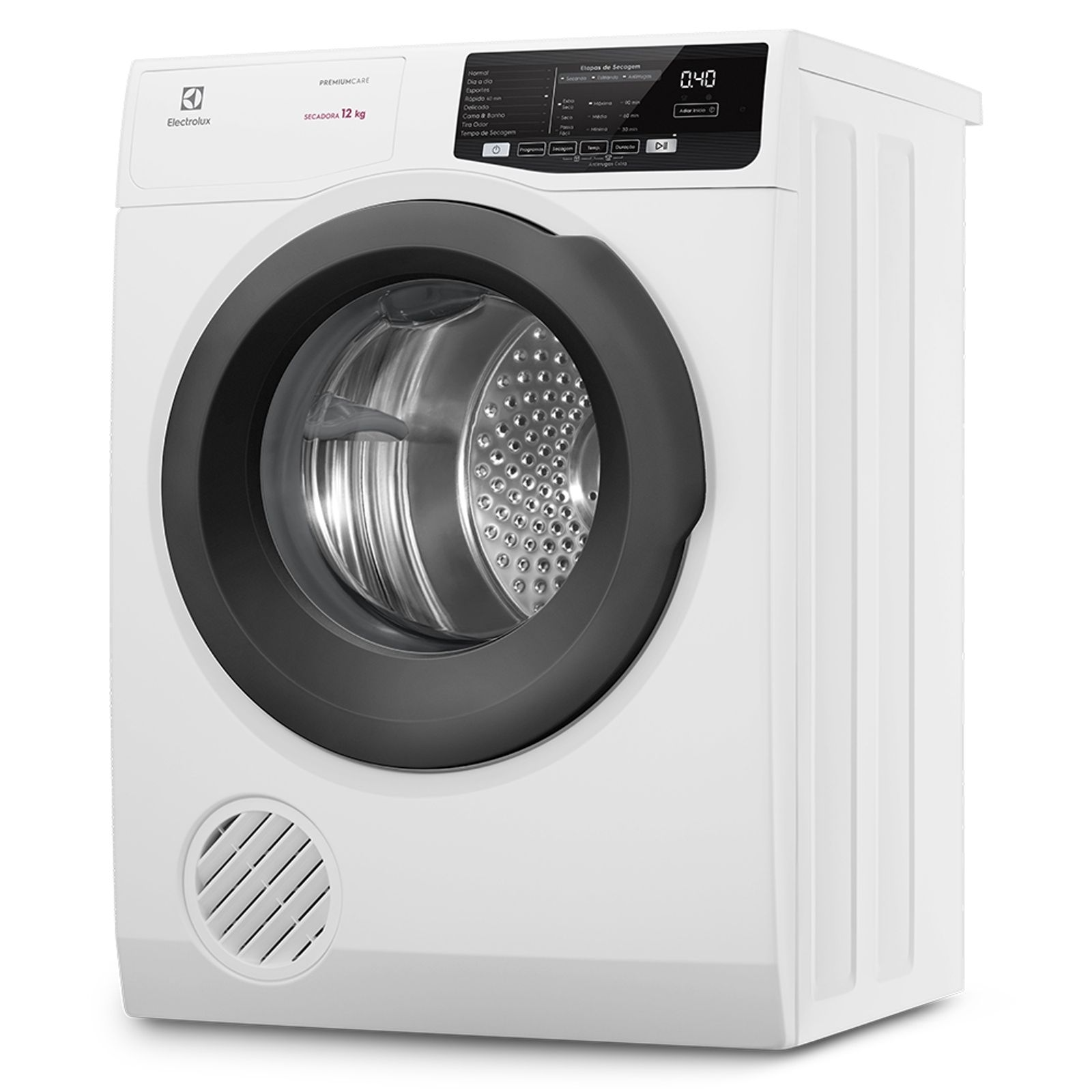 Secadora Piso Electrolux Premium Care 12Kg com Função AutoSense SFP12 Branco 220V