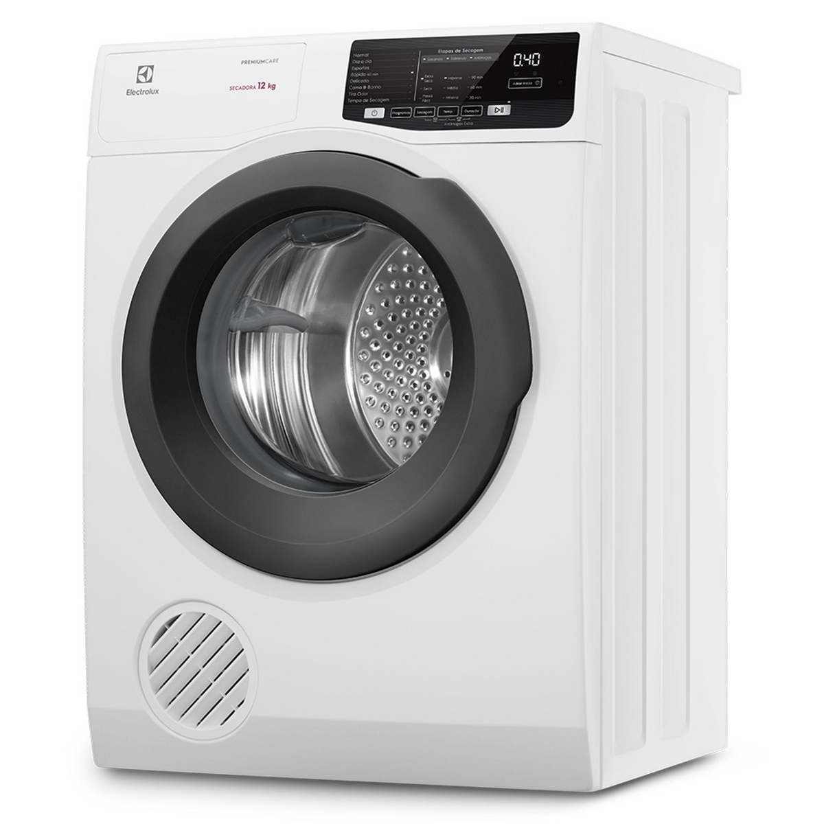 Secadora Piso Electrolux Premium Care 12Kg com Função AutoSense SFP12 Branco 220V