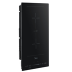 Cooktop Indução Midea 2 Bocas Free Zone Vitrocerâmica Preto 220V