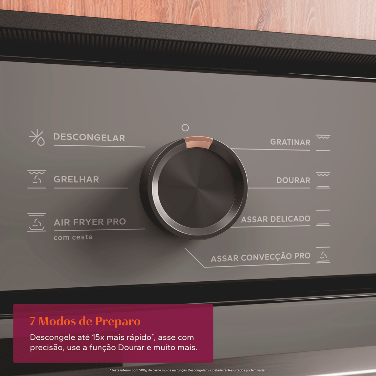Forno de Embutir Elétrico Brastemp 84L BOX84AR com Air Fryer Pro Cinza 220V