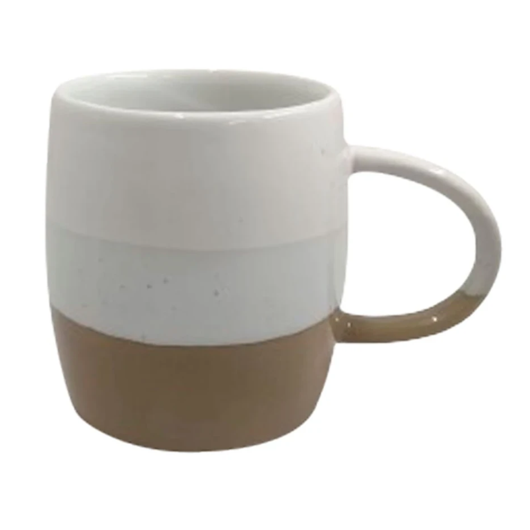 Caneca em Cerâmica Due Full-Fit 360ml Bege