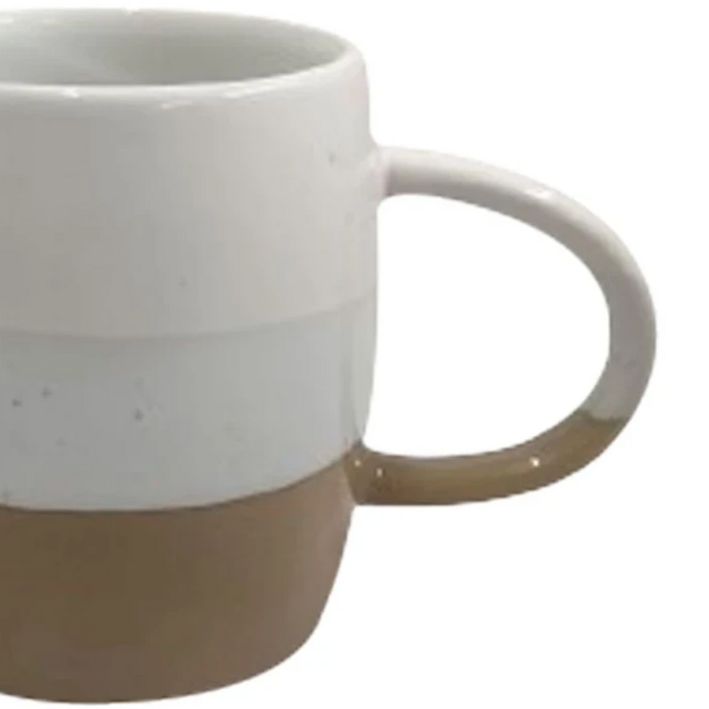 Caneca em Cerâmica Due Full-Fit 360ml Bege