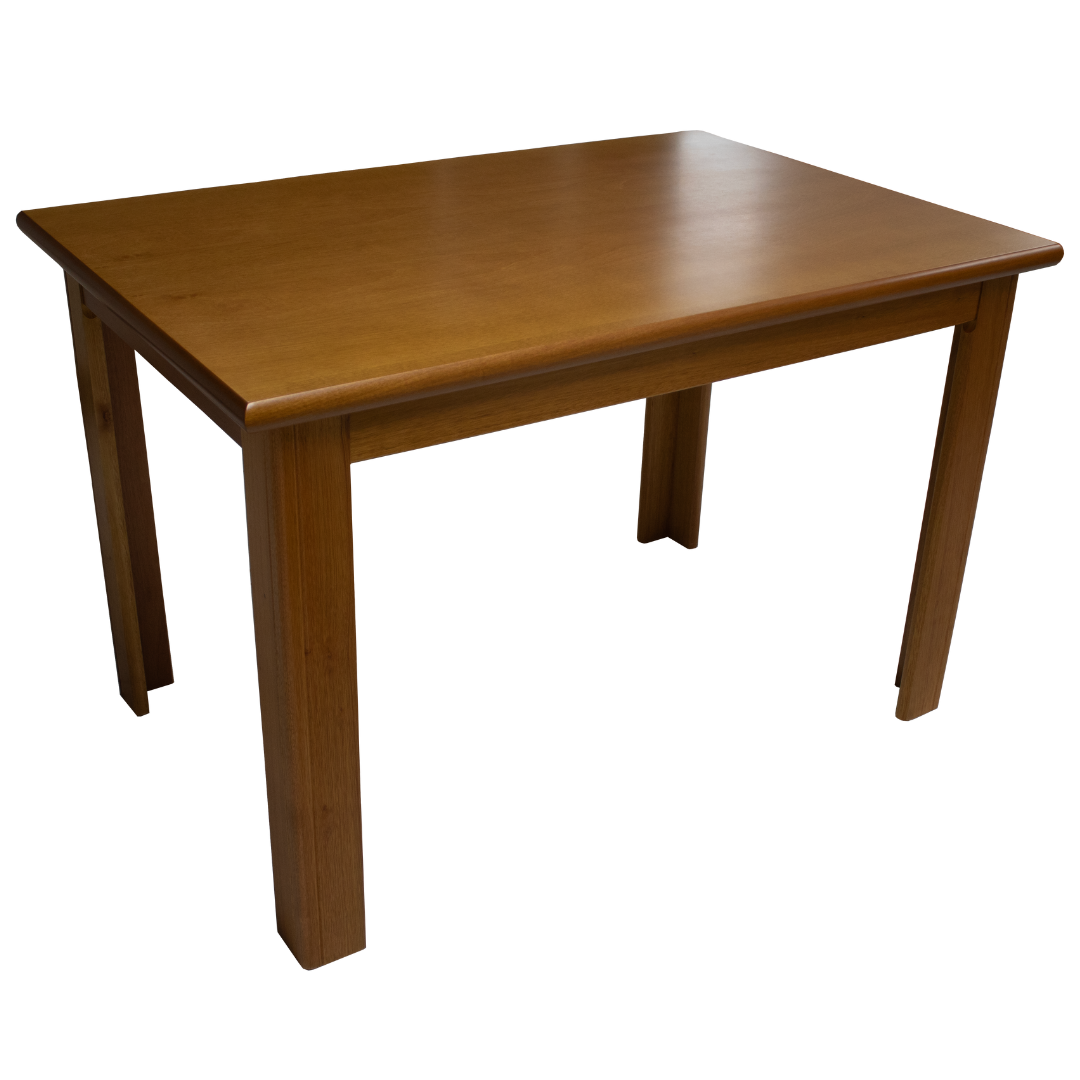 Mesa Retangular Requinte Matte 160x85cm Tampo Madeira Mel