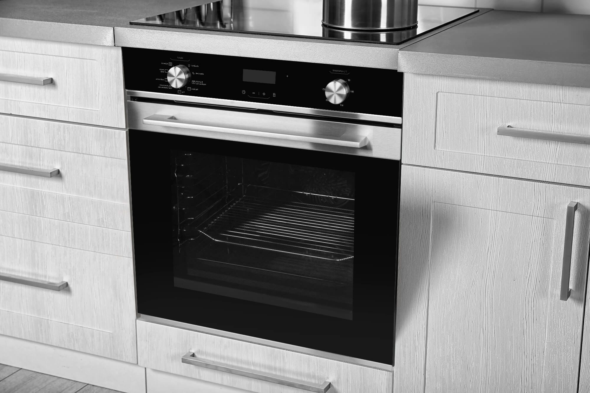 Forno de Embutir Elétrico Midea 80L TCD80P2 Com Grill ProDigital e Convecção Preto 220V