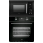 Kit Midea de Embutir Forno Elétrico 80L TSD80P2 + Micro-ondas 35L MGB35M2 Preto 220V